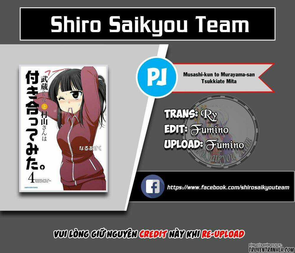 Musashi-Kun To Murayama-San Tsukkiate Mita Chapter 8 trang 2