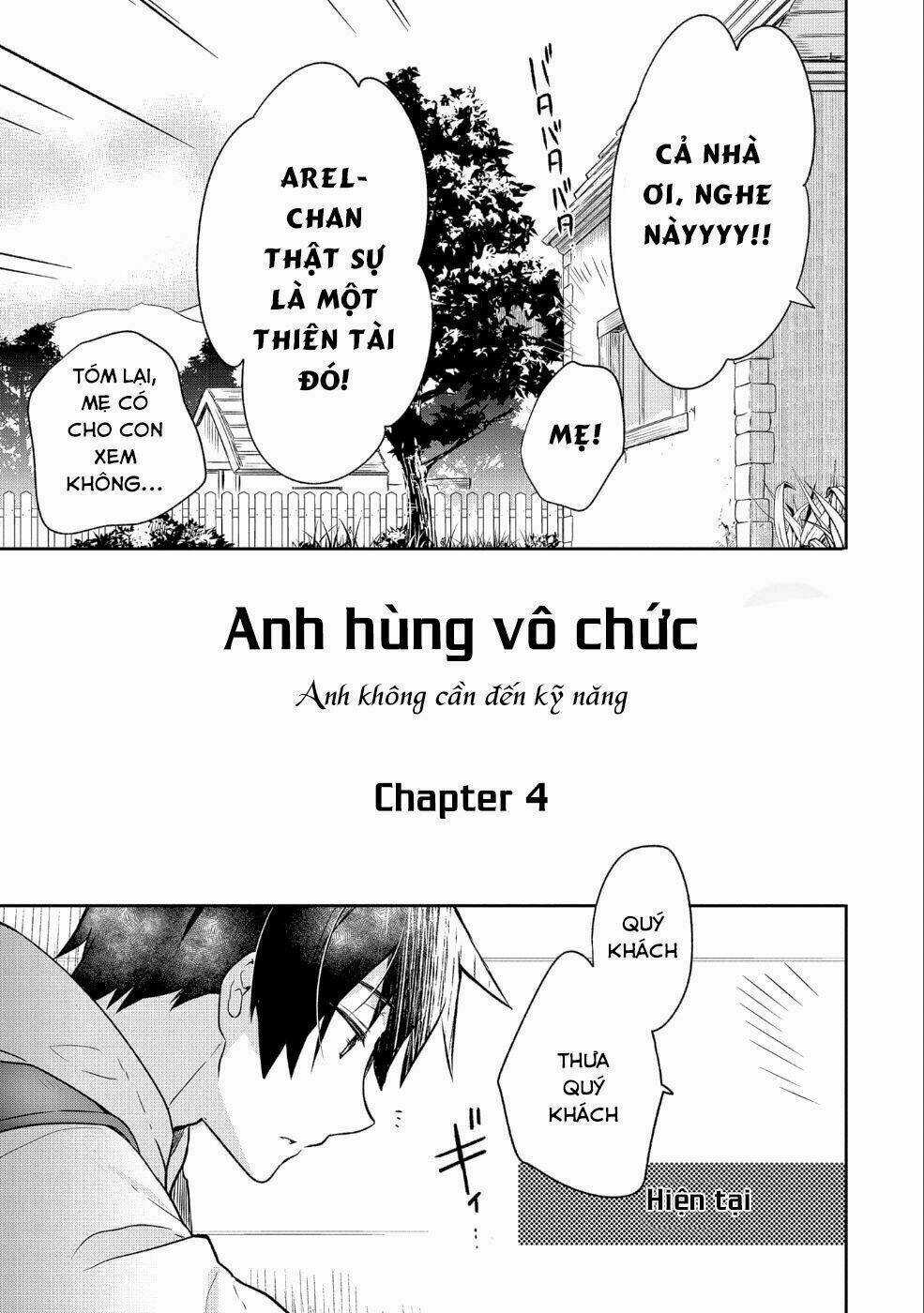 Mushoku No Eiyuu: Betsu Ni Skill Nanka Iranakattan Daga Chapter 4 trang 3