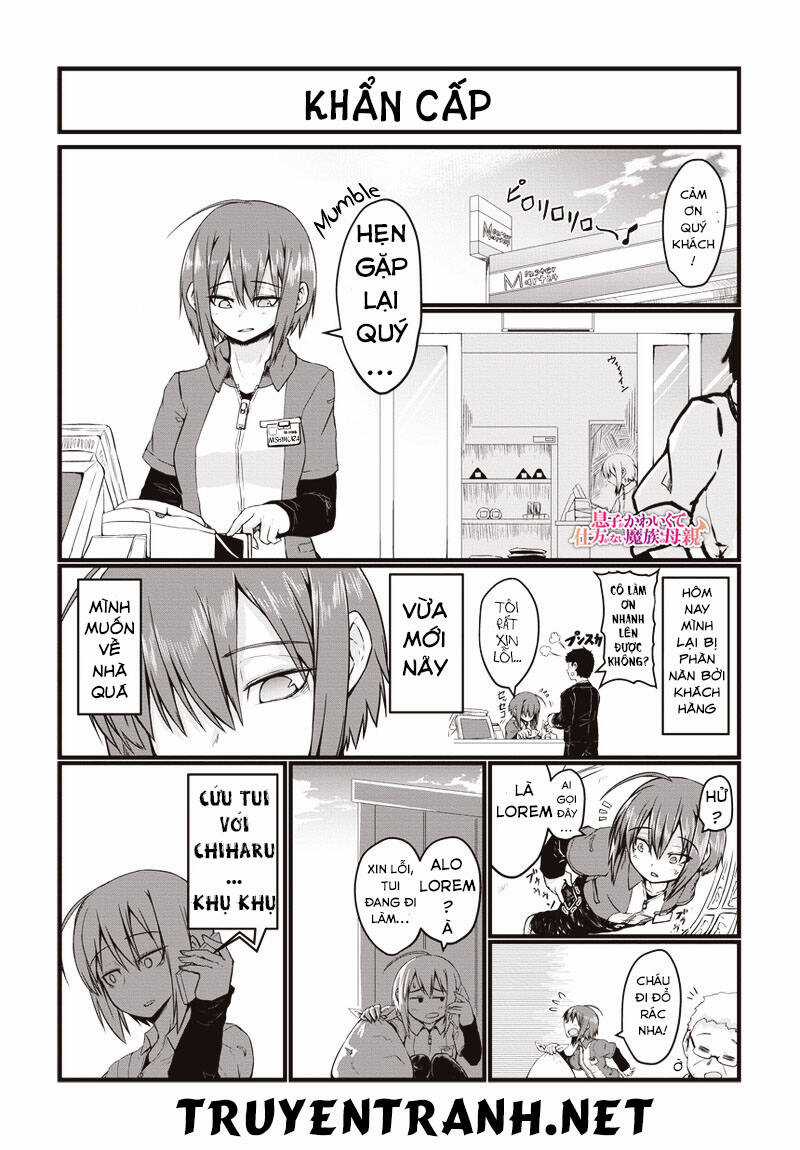 Musuko Ga Kawaikute Shikataganai Mazoku No Hahaoya Chapter 16 trang 4