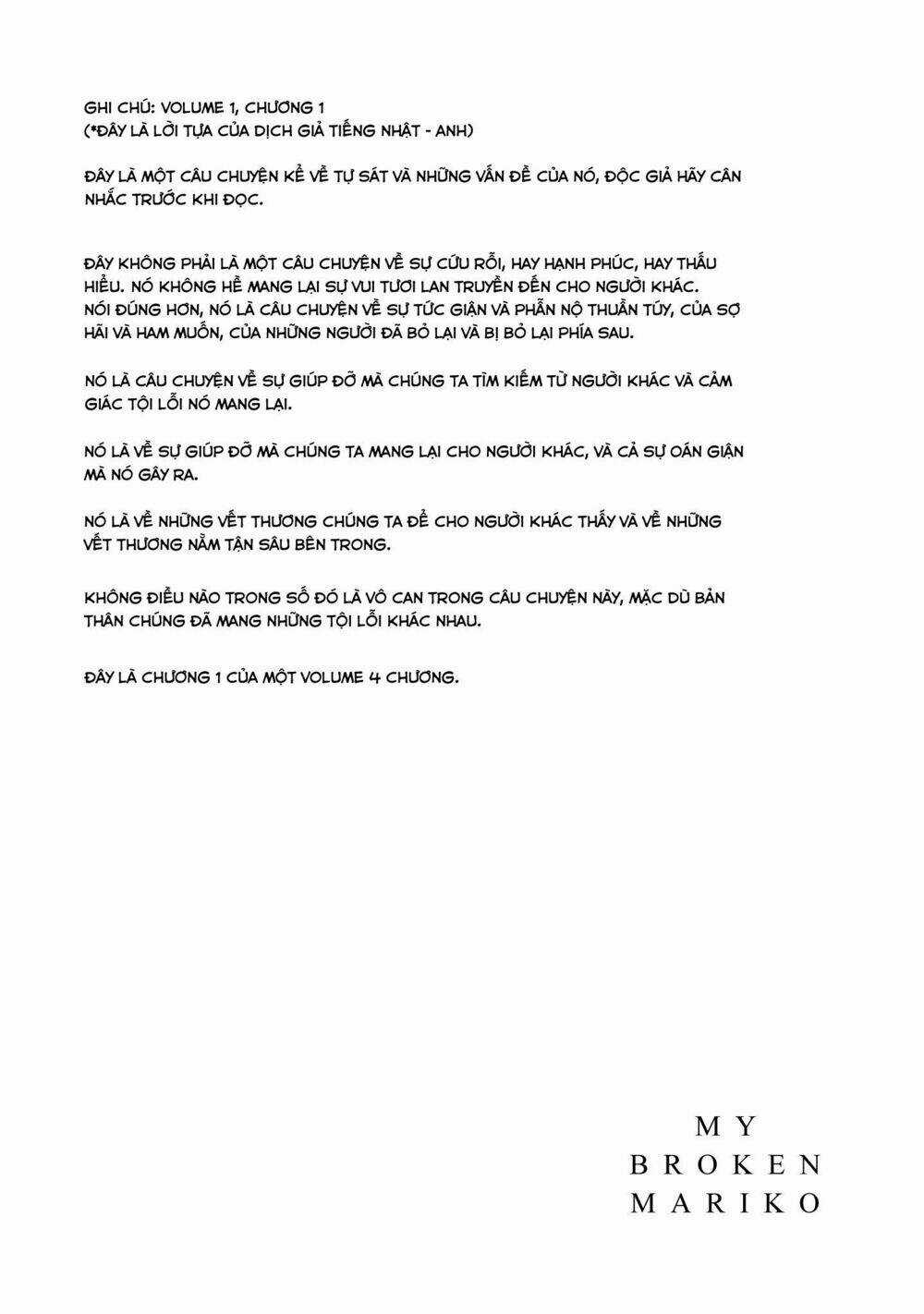 My Broken Mariko Chapter 1 trang 5