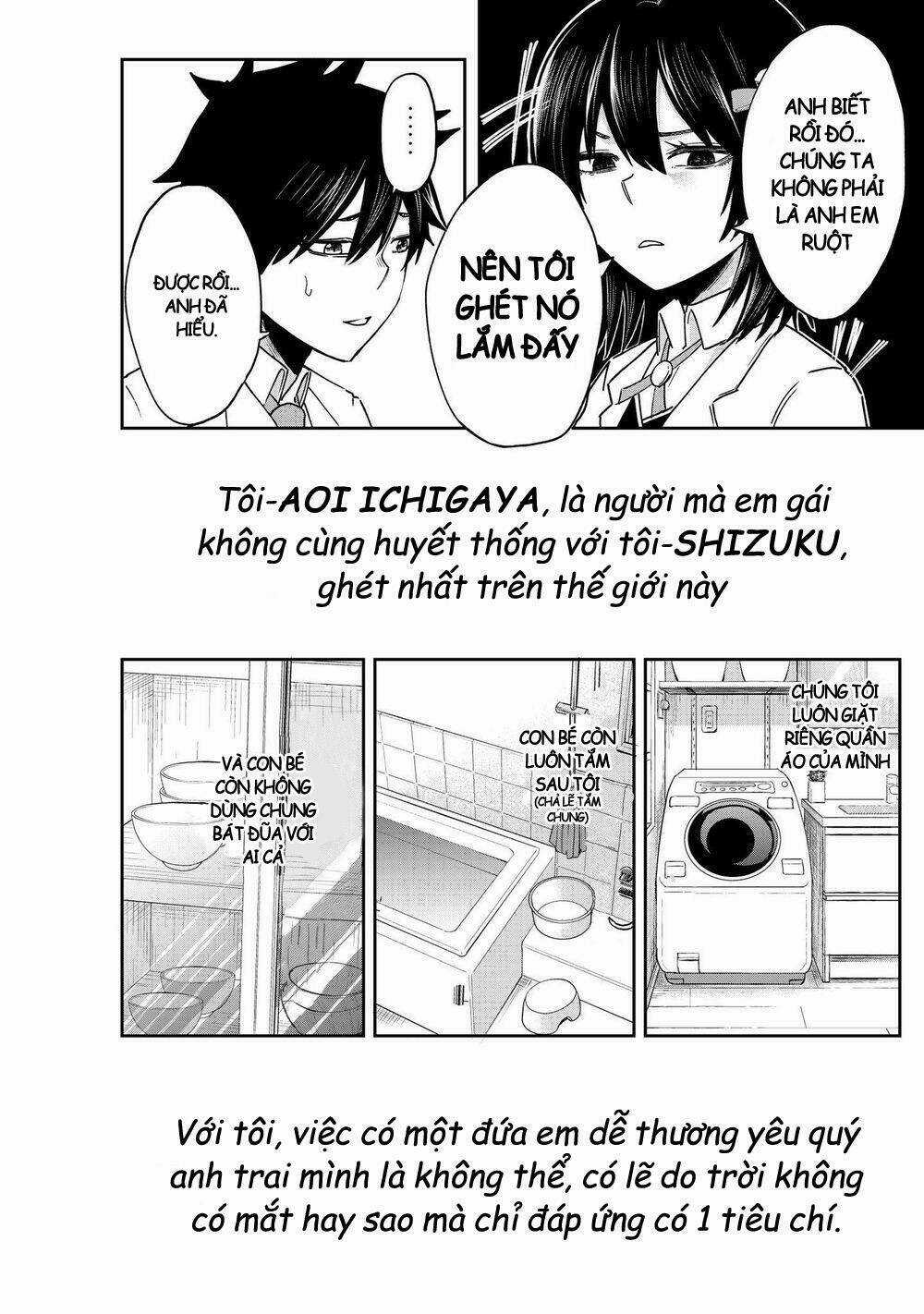 MY STEPSISTER WHO SAYS GO DIE GO DIE TO ME EVERYDAY, TRIES TO HYPNOTIZE ME TO FALL FOR HER Chapter 0 trang 2