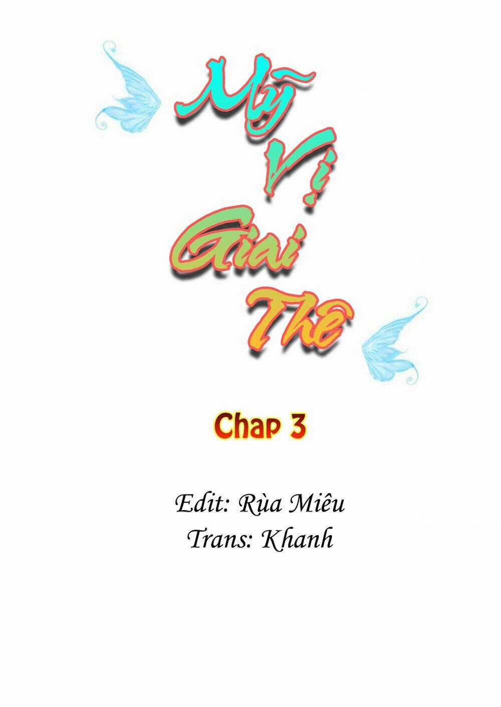 Mỹ Vị Giai Thê Chapter 3 trang 1