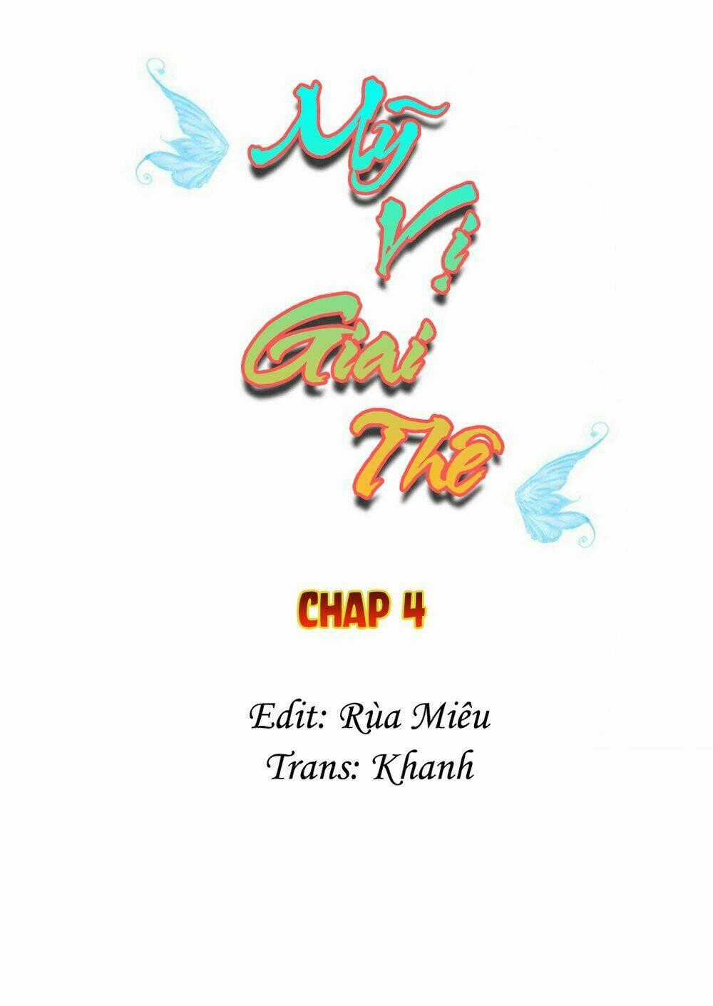 Mỹ Vị Giai Thê Chapter 4 trang 1