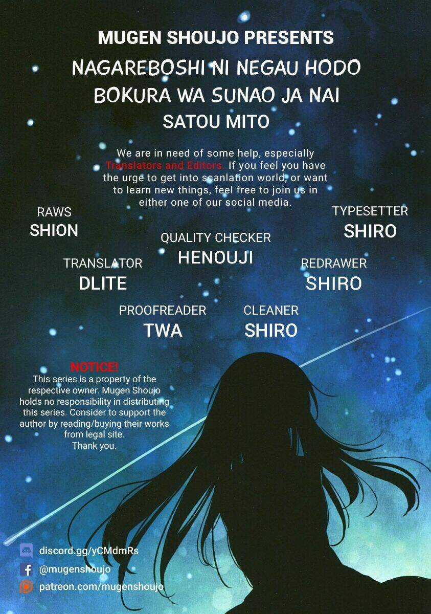 Nagareboshi Ni Negau Hodo Bokura Wa Sunao Ja Nai Chapter 5 trang 2