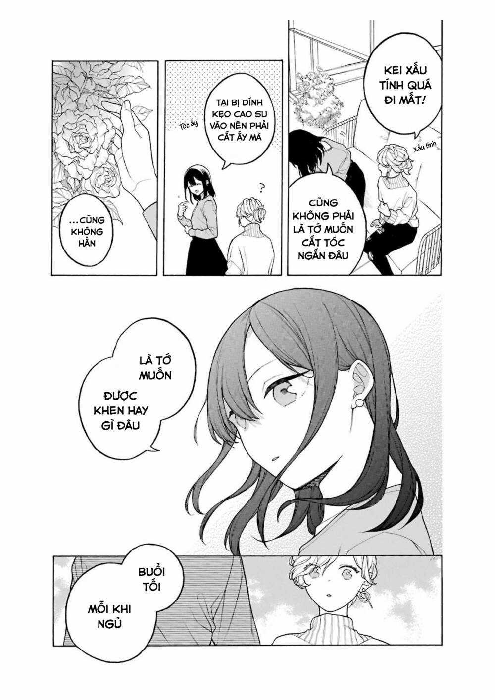 Naka No Warui Iinazuke No Hanashi Chapter 37.5 trang 8