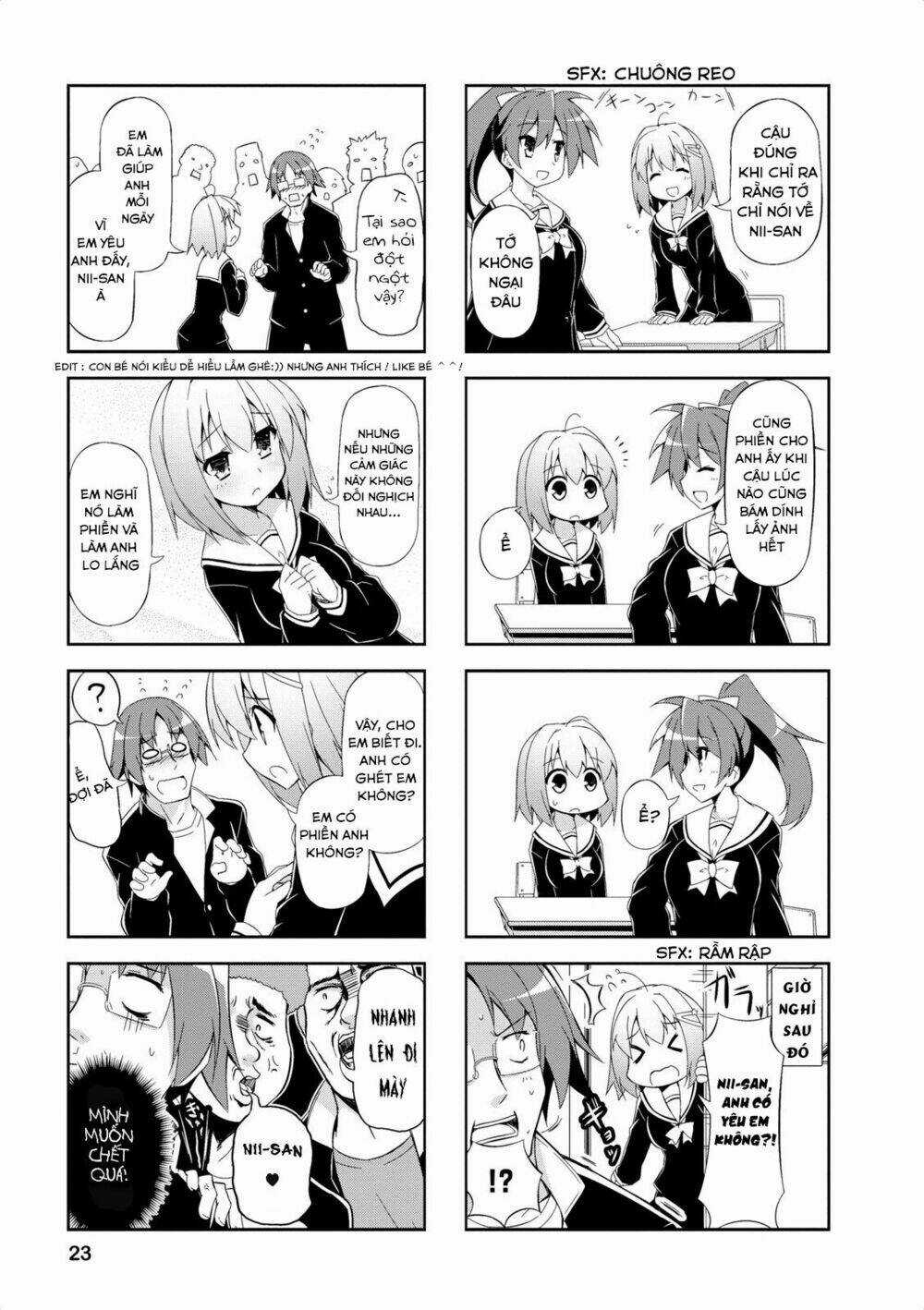 Nakahara-Kun No Kahogo Na Imouto Chapter 2 trang 7
