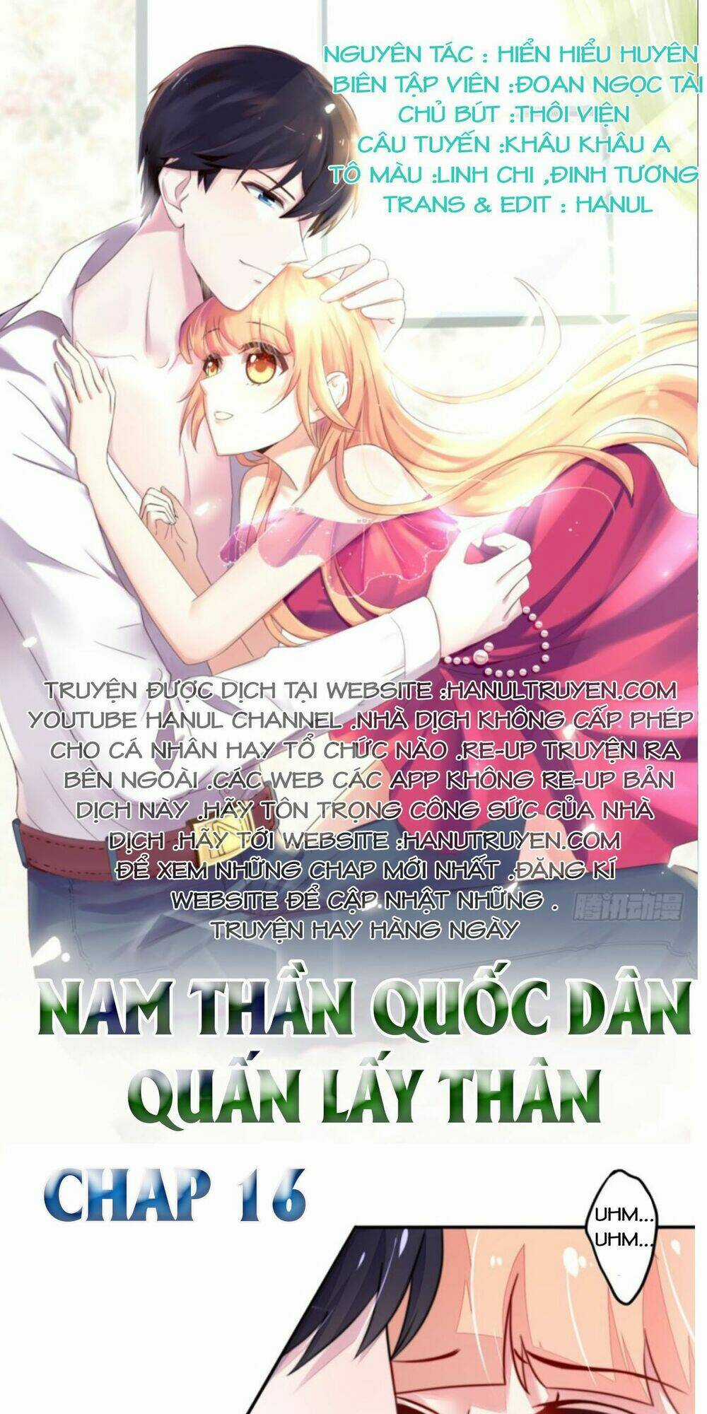 Nam Thần Quốc Dân Quấn Lấy Tôi Chapter 16 trang 0