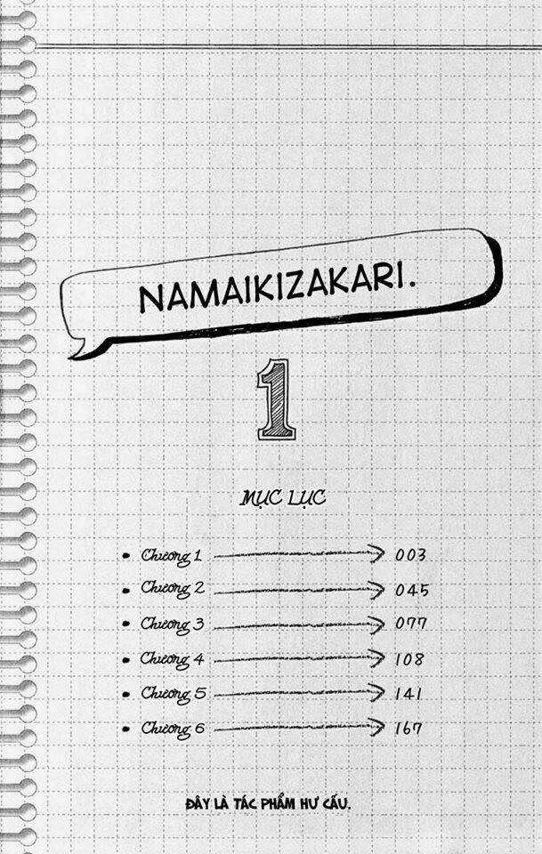 Namaikizakari Chapter 1 trang 4