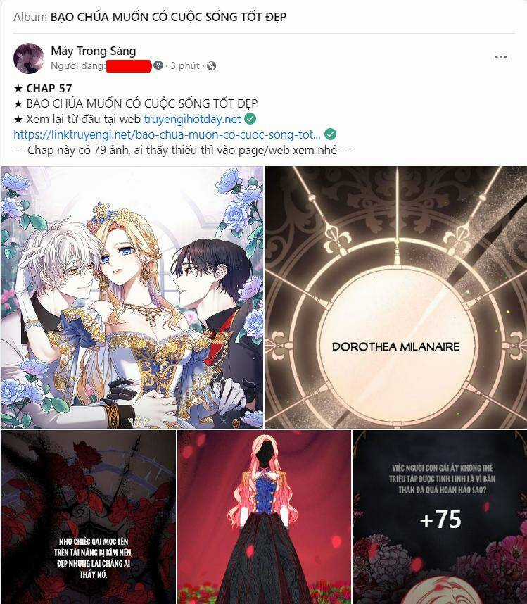 Nàng Bạo Chúa Muốn Có Một Cuộc Sống Hạnh Phúc Hơn! Chapter 57.1 trang 45