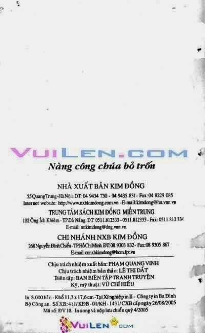 Nàng Công Chúa Bỏ Trốn Chapter 2 trang 119