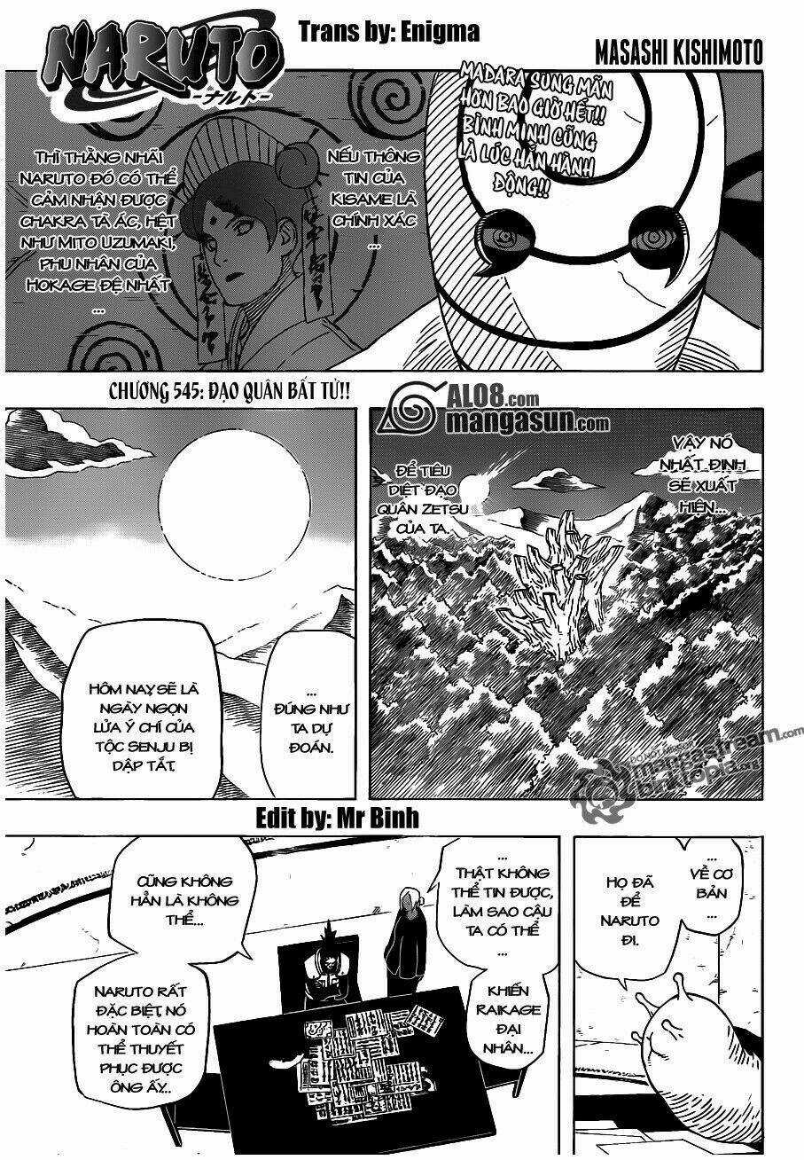 Naruto - Cửu Vĩ Hồ Ly Chapter 545 trang 0