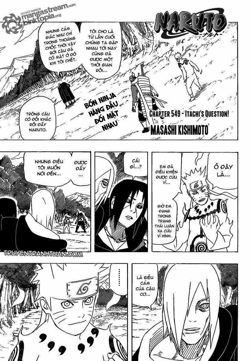 Naruto - Cửu Vĩ Hồ Ly Chapter 549 trang 0
