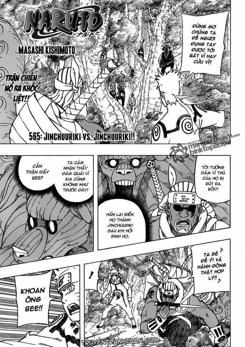 Naruto - Cửu Vĩ Hồ Ly Chapter 565 trang 0