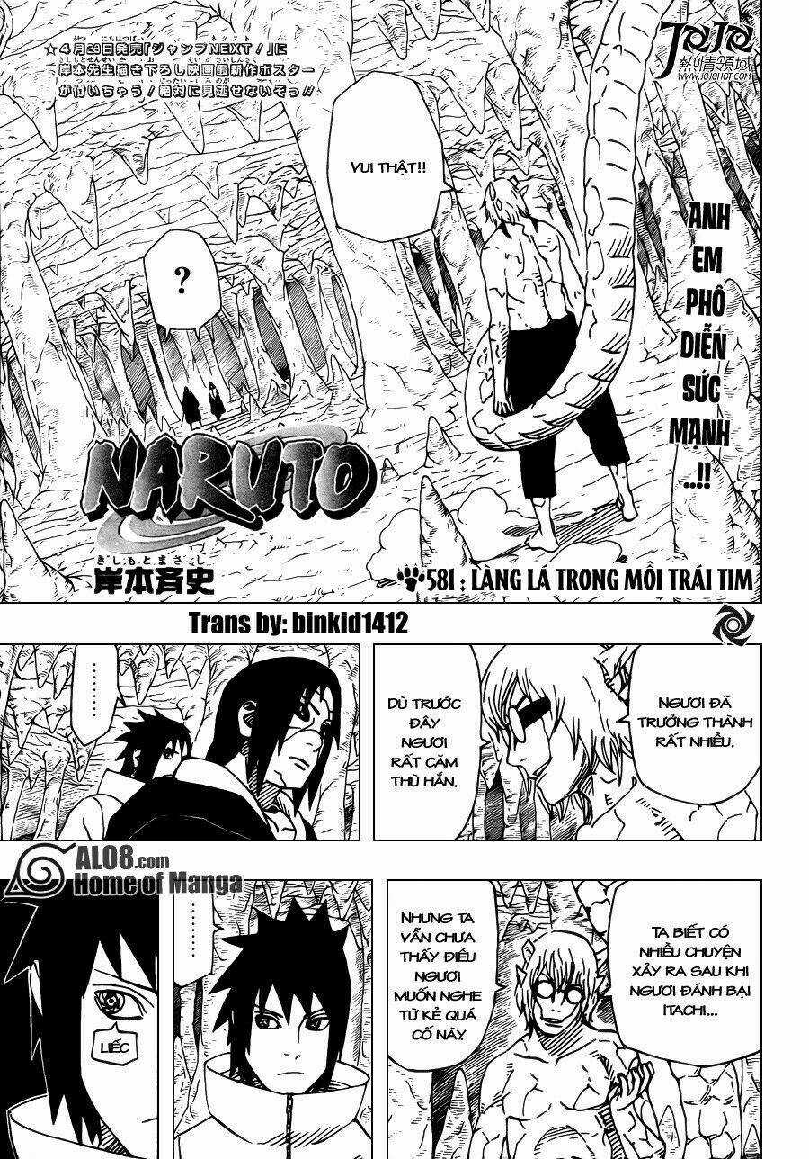Naruto - Cửu Vĩ Hồ Ly Chapter 581 trang 1