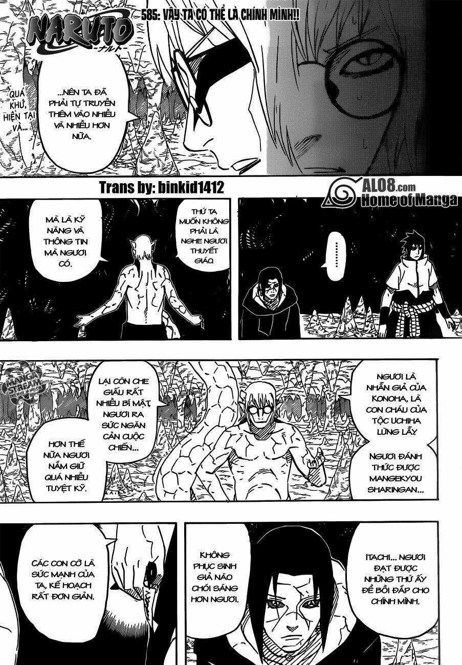 Naruto - Cửu Vĩ Hồ Ly Chapter 585 trang 0