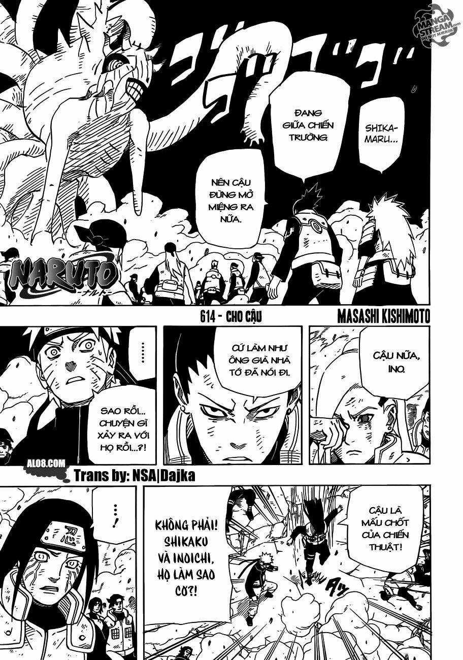 Naruto - Cửu Vĩ Hồ Ly Chapter 614 trang 0