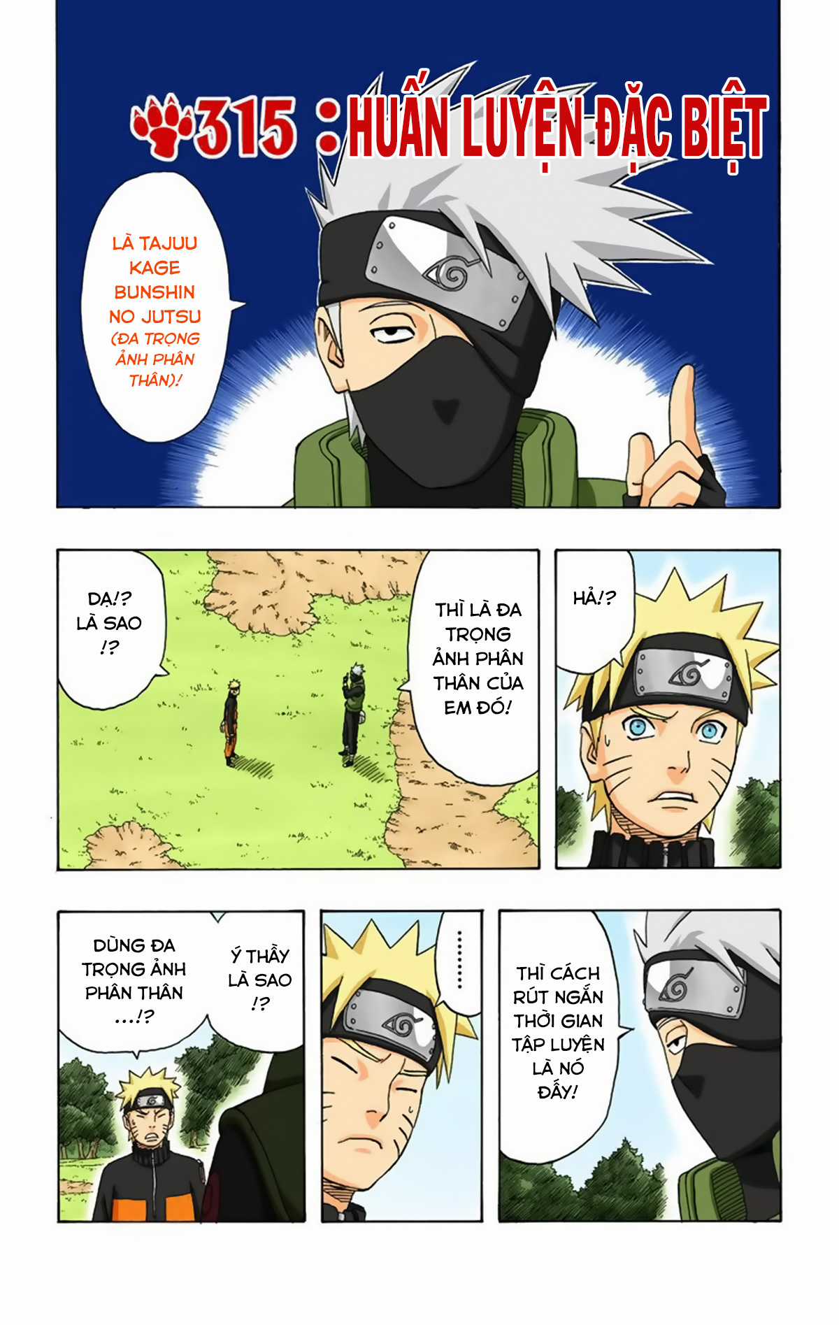 Naruto Full Color Edition Chapter 315 trang 1