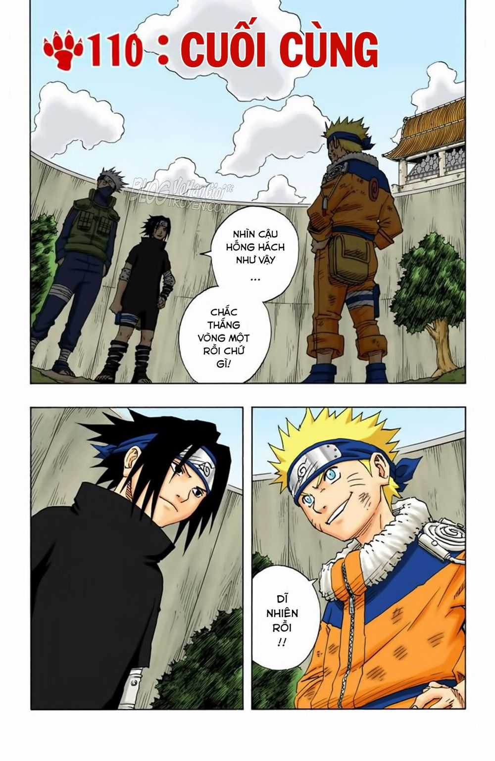Naruto Full Màu Chapter 110 trang 1