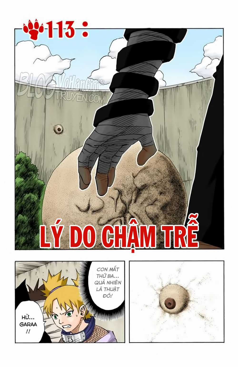 Naruto Full Màu Chapter 113 trang 1