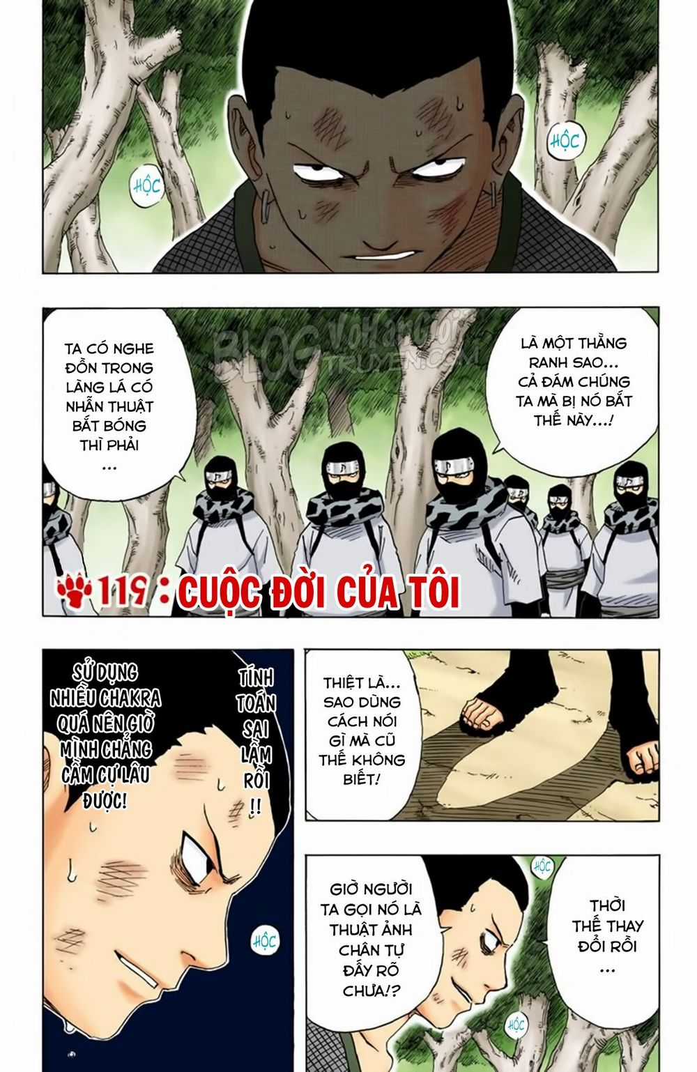 Naruto Full Màu Chapter 119 trang 1