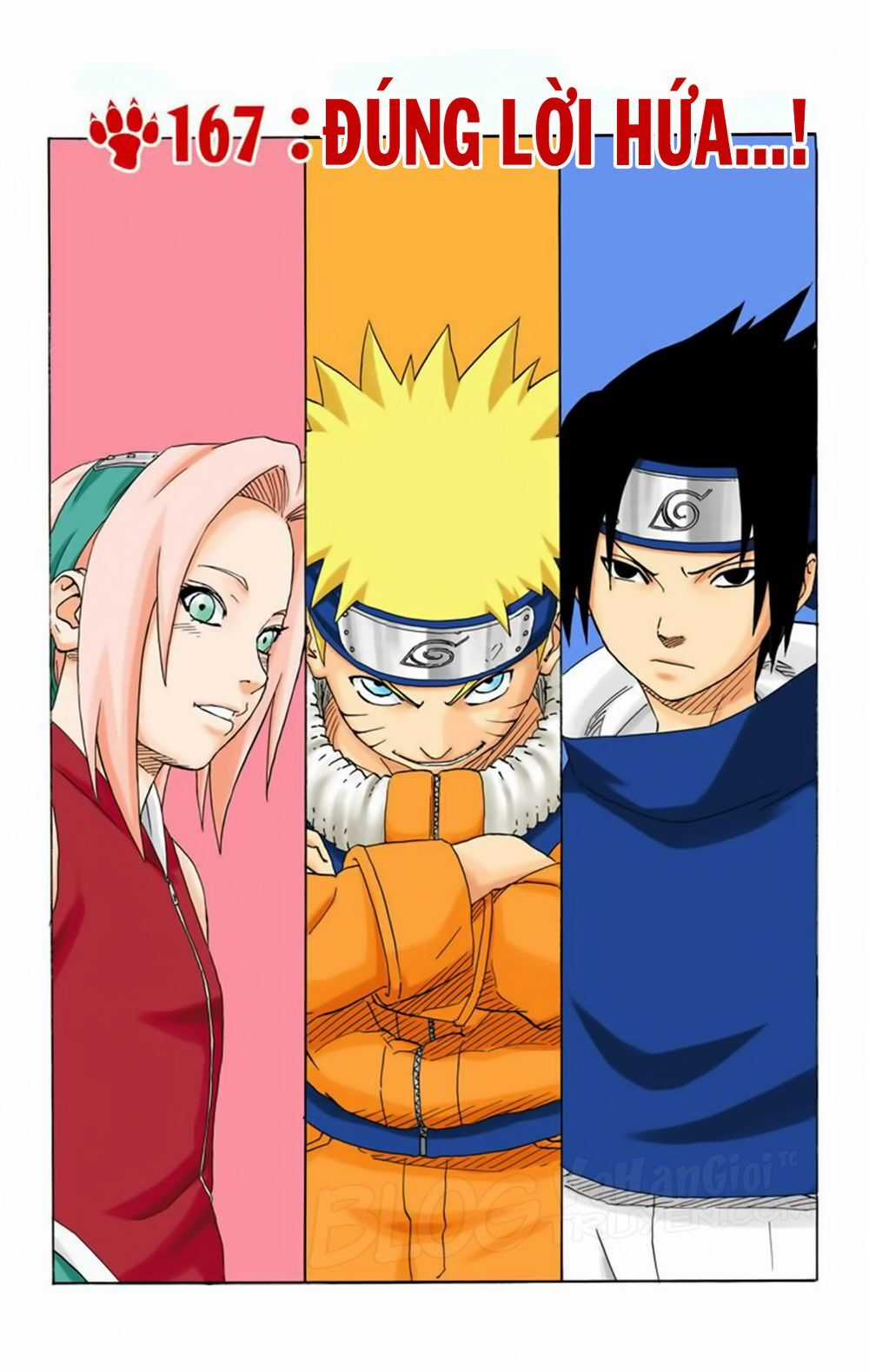 Naruto Full Màu Chapter 167 trang 1