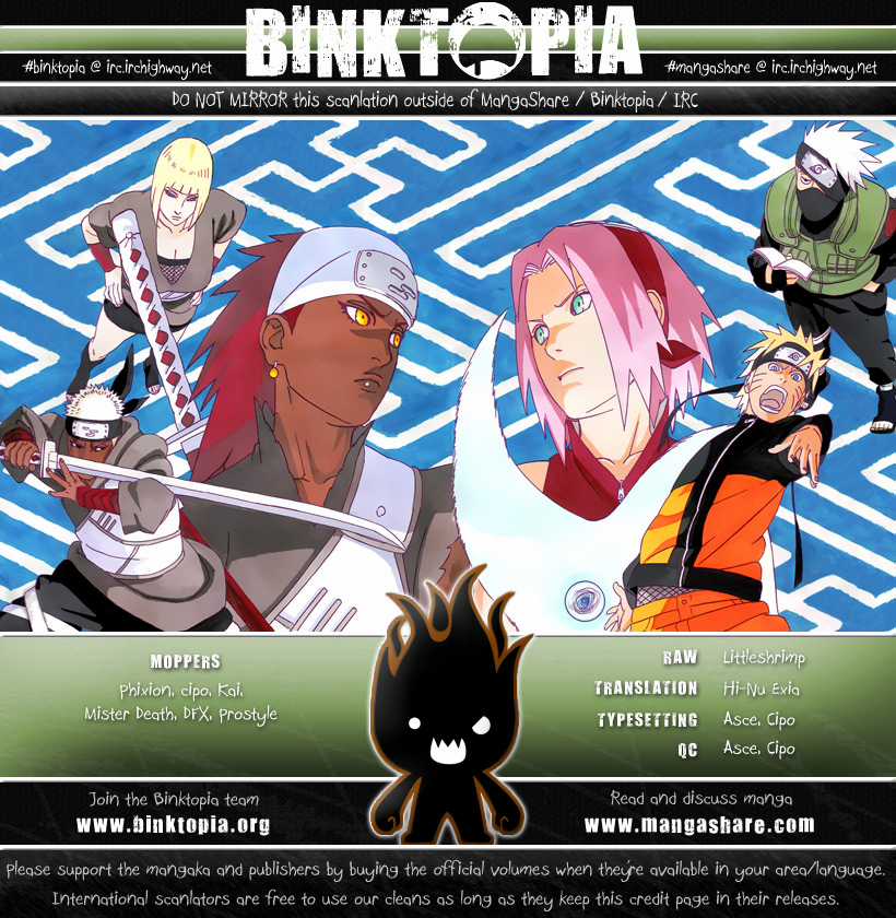 Naruto Chapter 461 trang 0