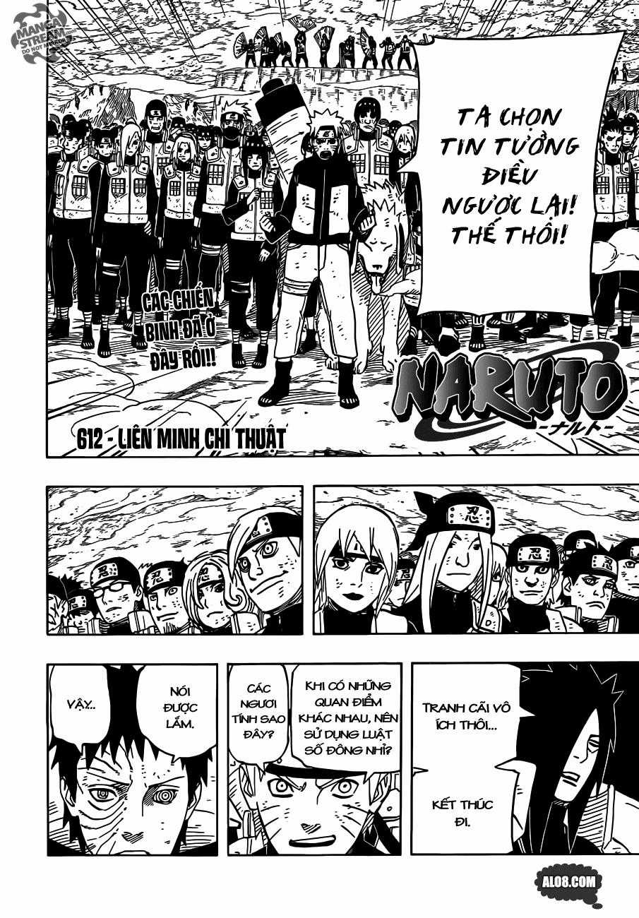 Naruto Chương 612 trang 1