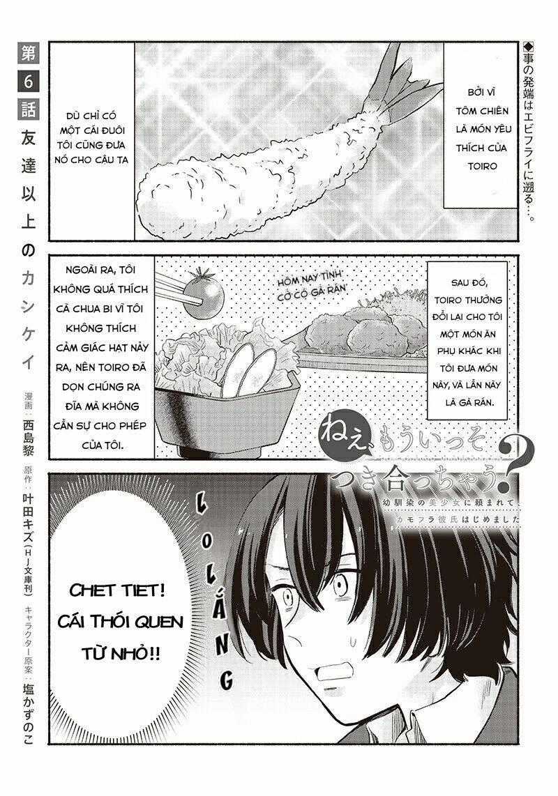 Nee, Mou Isso Tsukiacchau? Osananajimi No Bishoujo Ni Tanomarete, Camo Kareshi Hajimemashita Chương 6 trang 0