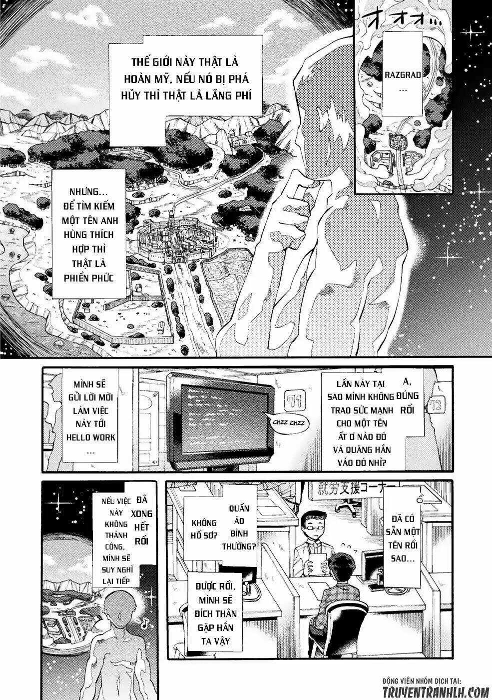 Neet Dakedo Hello Work Ni Ittara Isekai Ni Tsuretekareta Chapter 1 trang 4