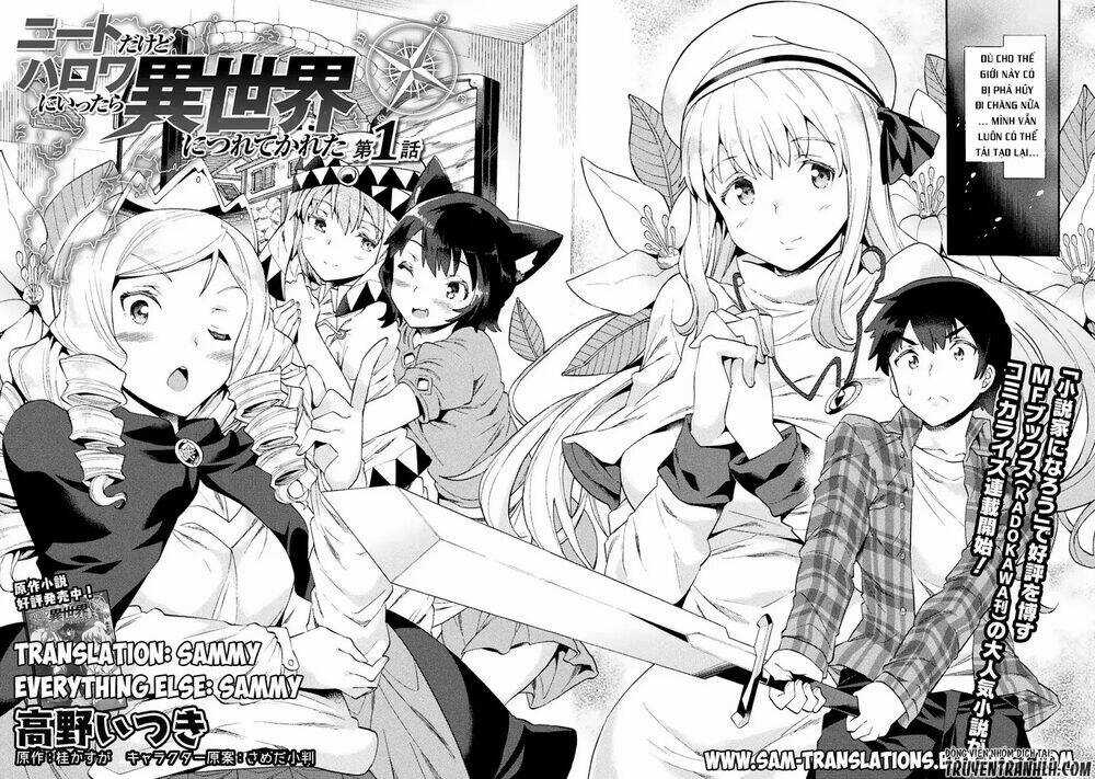 Neet Dakedo Hello Work Ni Ittara Isekai Ni Tsuretekareta Chapter 1 trang 5