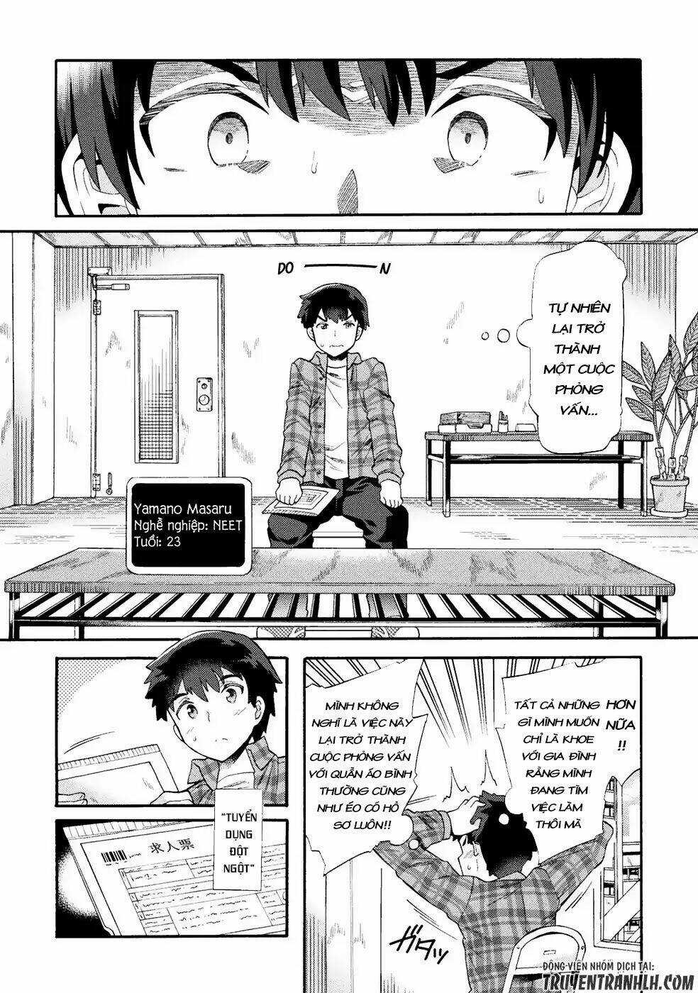Neet Dakedo Hello Work Ni Ittara Isekai Ni Tsuretekareta Chapter 1 trang 6