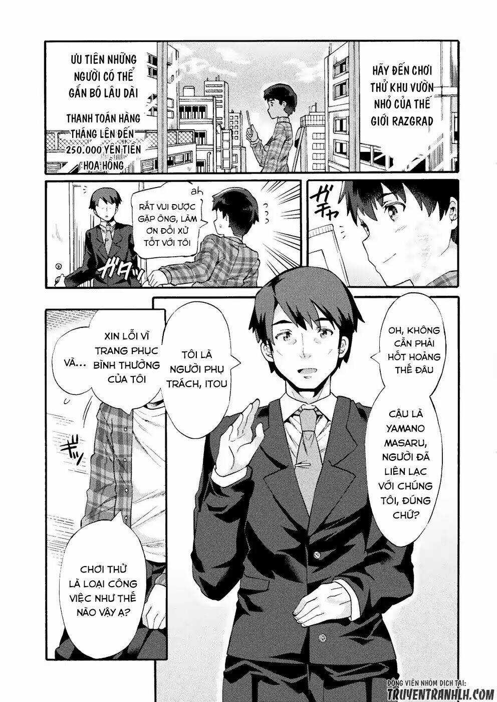 Neet Dakedo Hello Work Ni Ittara Isekai Ni Tsuretekareta Chapter 1 trang 7