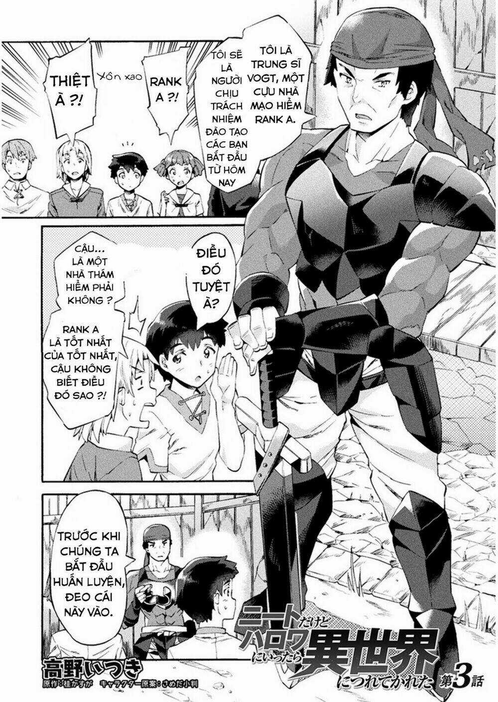 Neet Dakedo Hello Work Ni Ittara Isekai Ni Tsuretekareta Chapter 3 trang 2