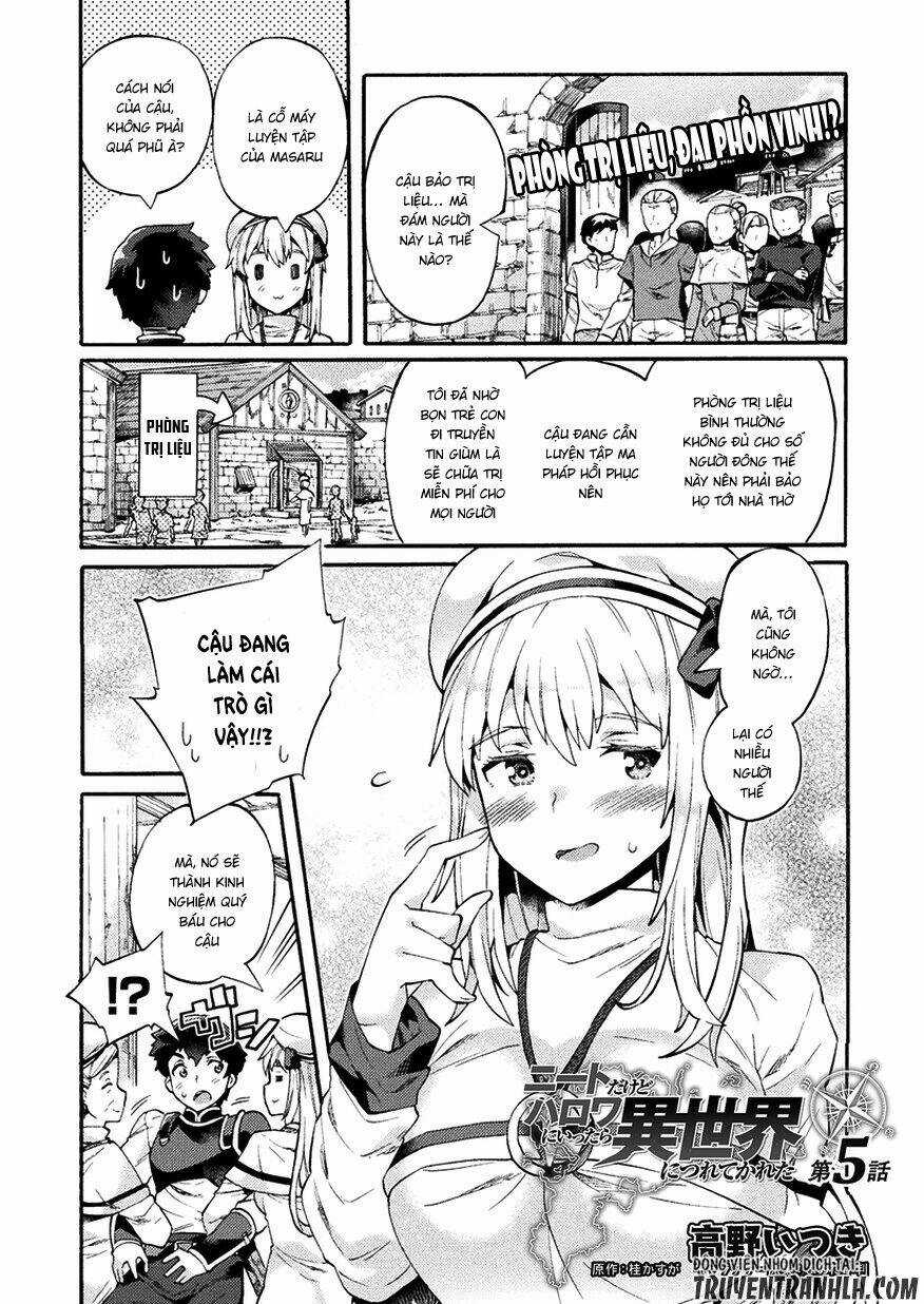 Neet Dakedo Hello Work Ni Ittara Isekai Ni Tsuretekareta Chapter 5 trang 3