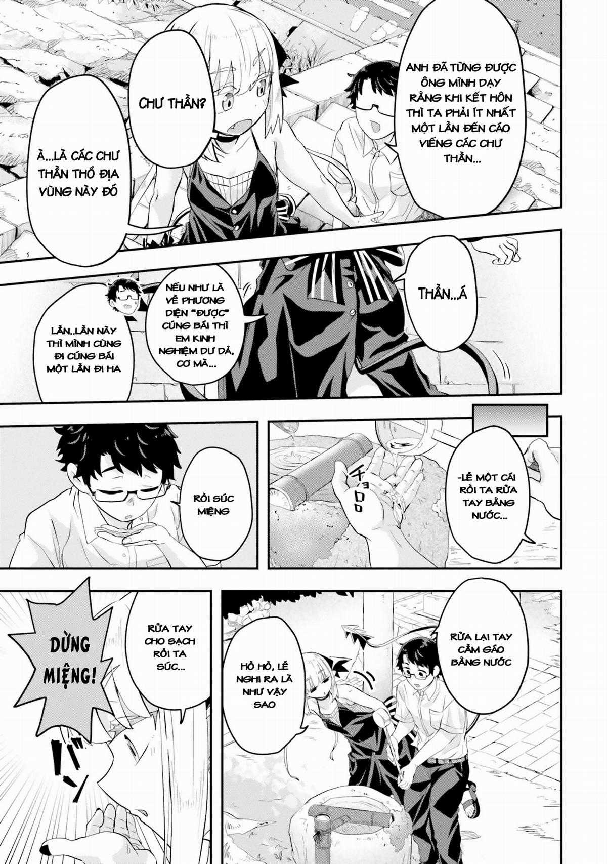 Nếu chúa quỷ kết hôn ở thôn quê [Chap mới 19/9] Chapter 4 trang 5