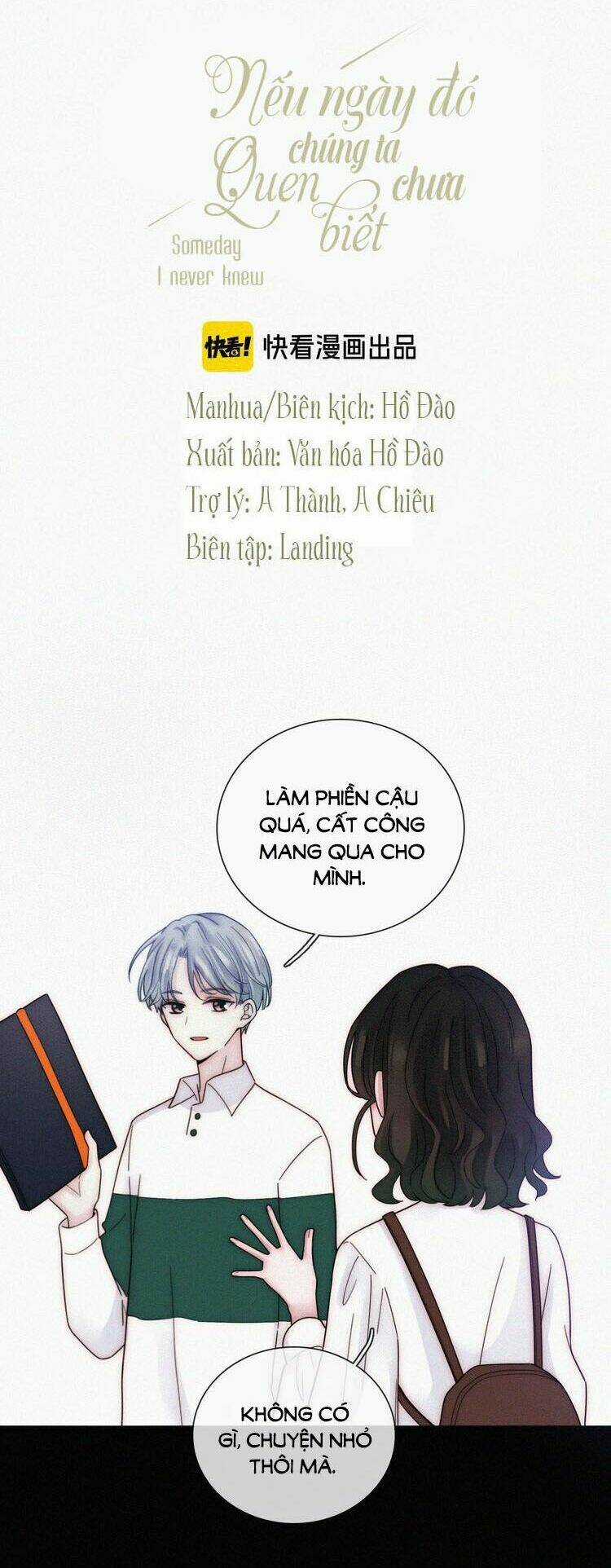 Nếu Ngày Đó Chúng Ta Chưa Quen Biết Chapter 12 trang 2