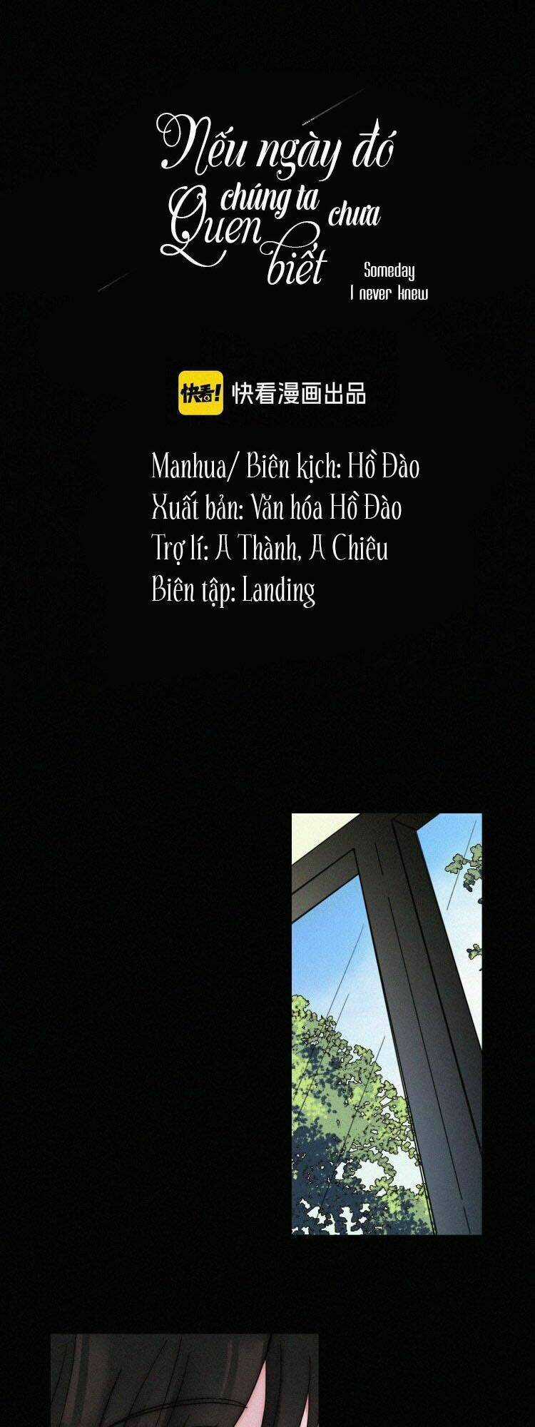 Nếu Ngày Đó Chúng Ta Chưa Quen Biết Chapter 20 trang 0