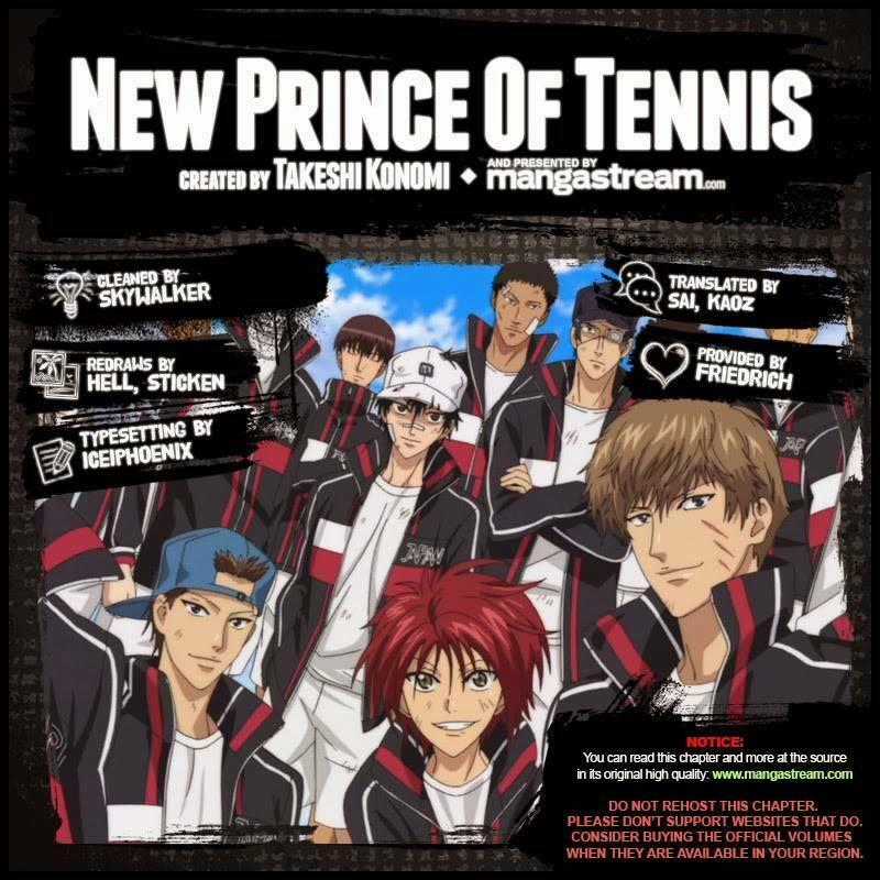 New Prince Of Tennis Chapter 134 trang 1