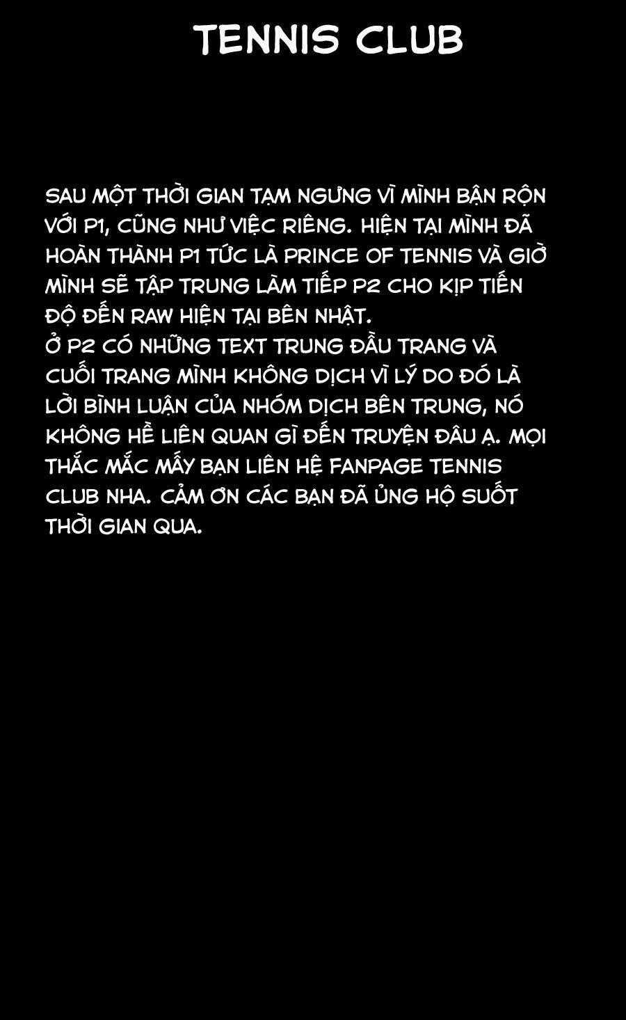 New Prince Of Tennis Chapter 168 trang 0