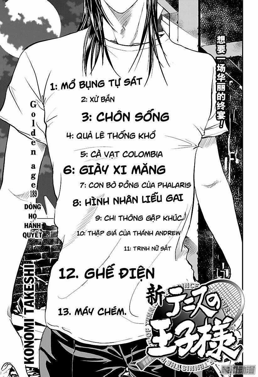 New Prince Of Tennis Chapter 189 trang 1