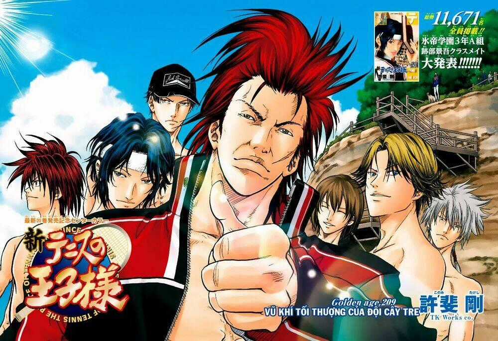 New Prince Of Tennis Chapter 209 trang 1