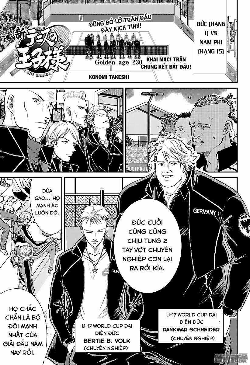 New Prince Of Tennis Chapter 230 trang 1