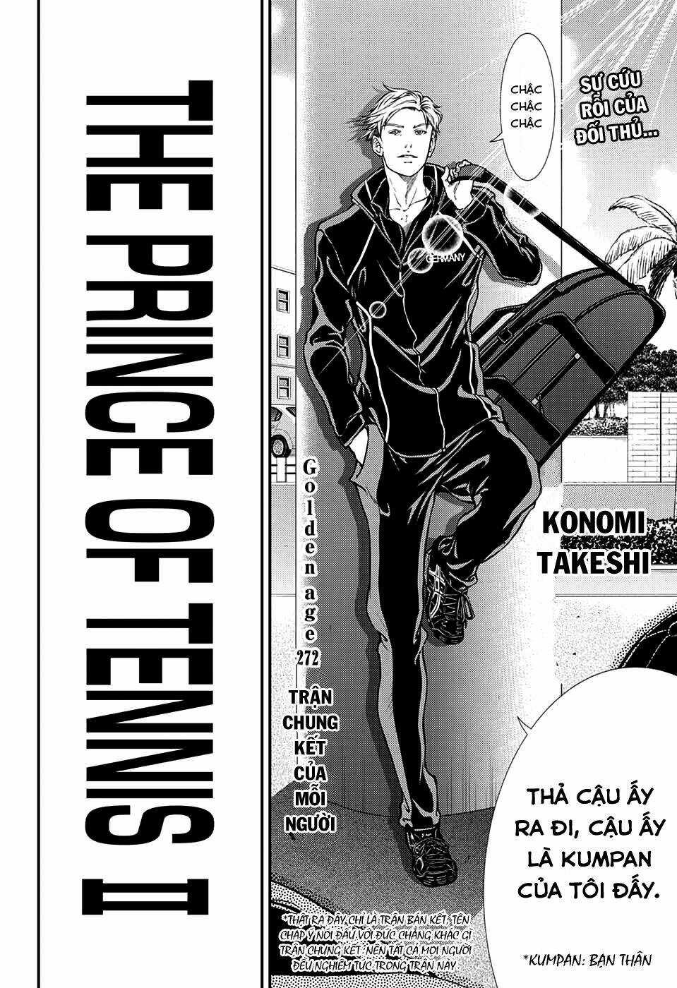 New Prince Of Tennis Chapter 272 trang 2