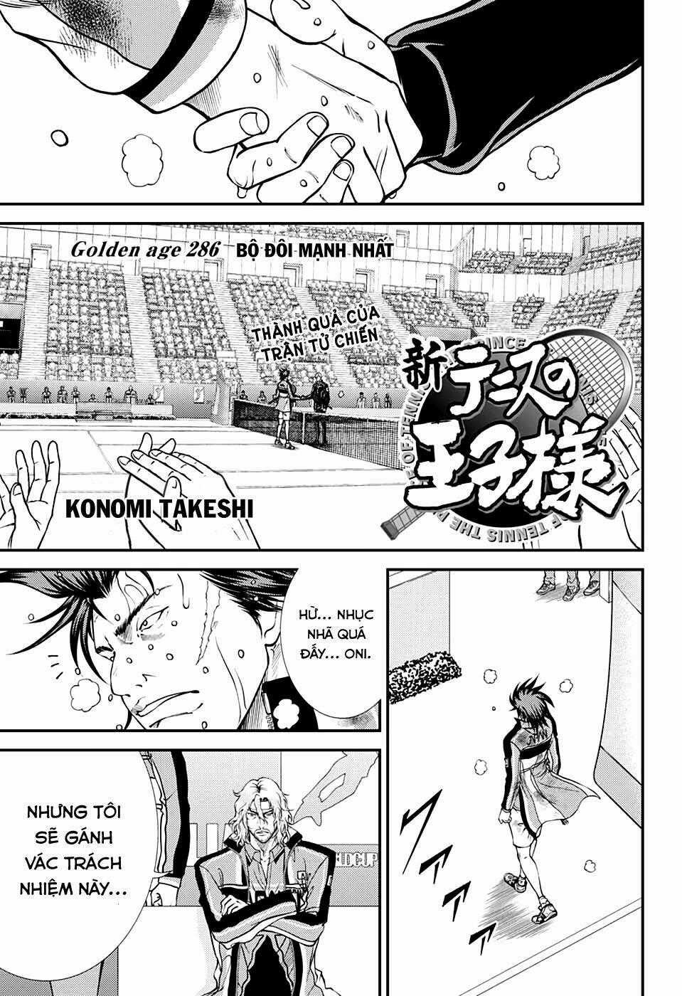 New Prince Of Tennis Chapter 286 trang 1