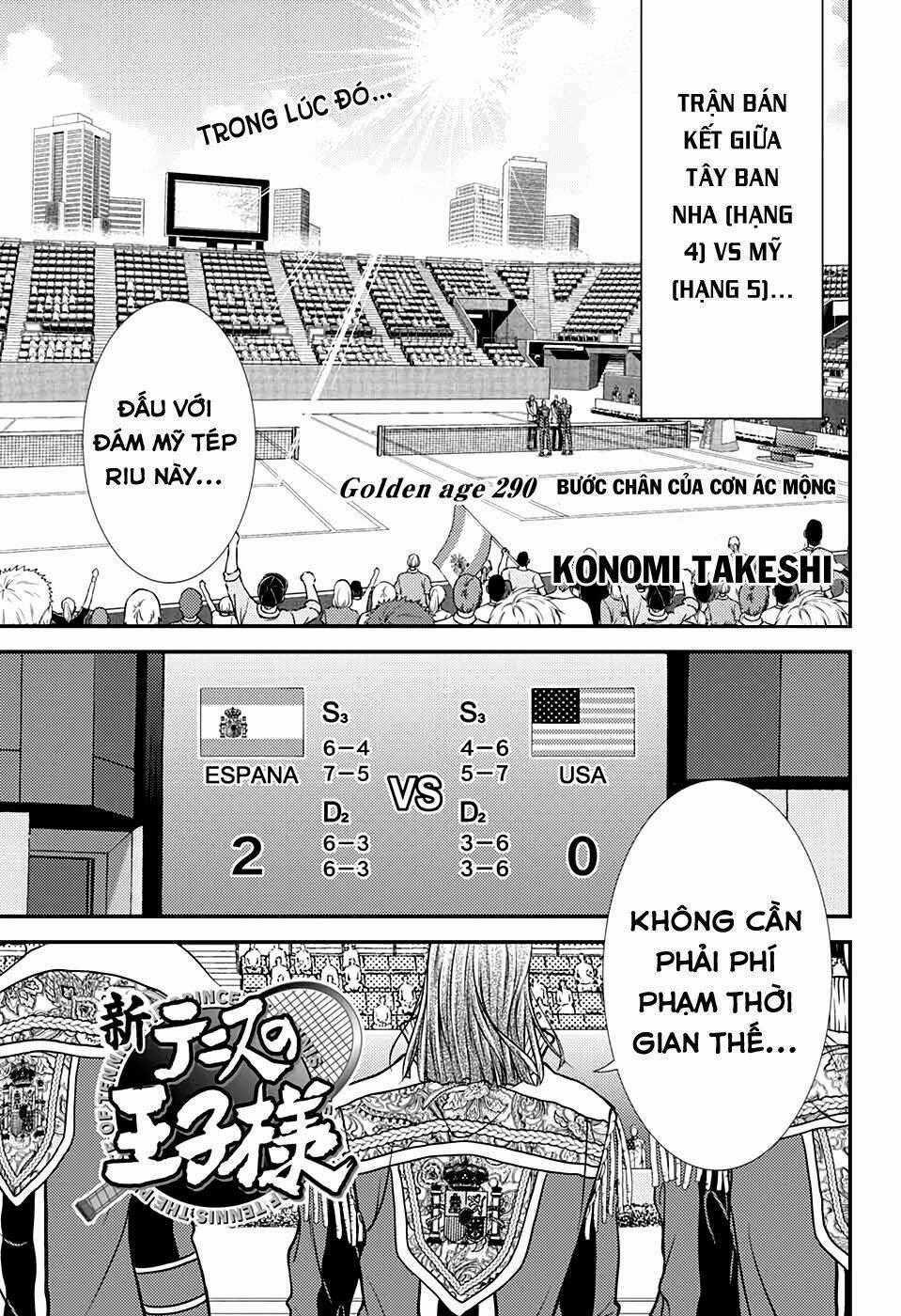 New Prince Of Tennis Chapter 290 trang 1