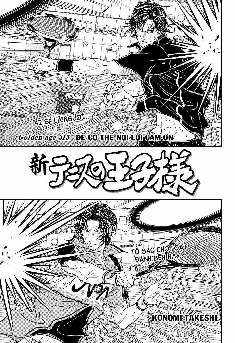 New Prince Of Tennis Chapter 315 trang 1