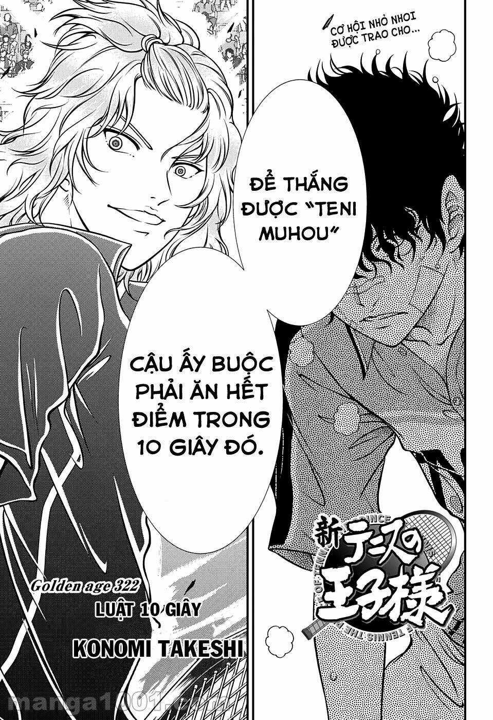 New Prince Of Tennis Chapter 322 trang 3