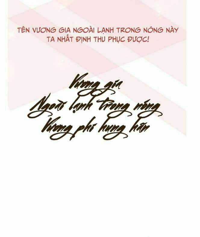 Ngạo Kiều Vương Gia Huyên Náo Phi Chapter 0 trang 15
