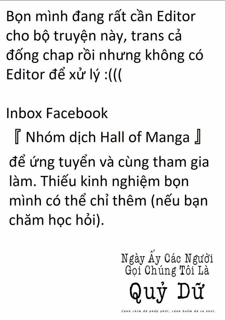 Ngày Ấy Các Người Gọi Chúng Tôi Là Quỷ Dữ Chapter 25 trang 20