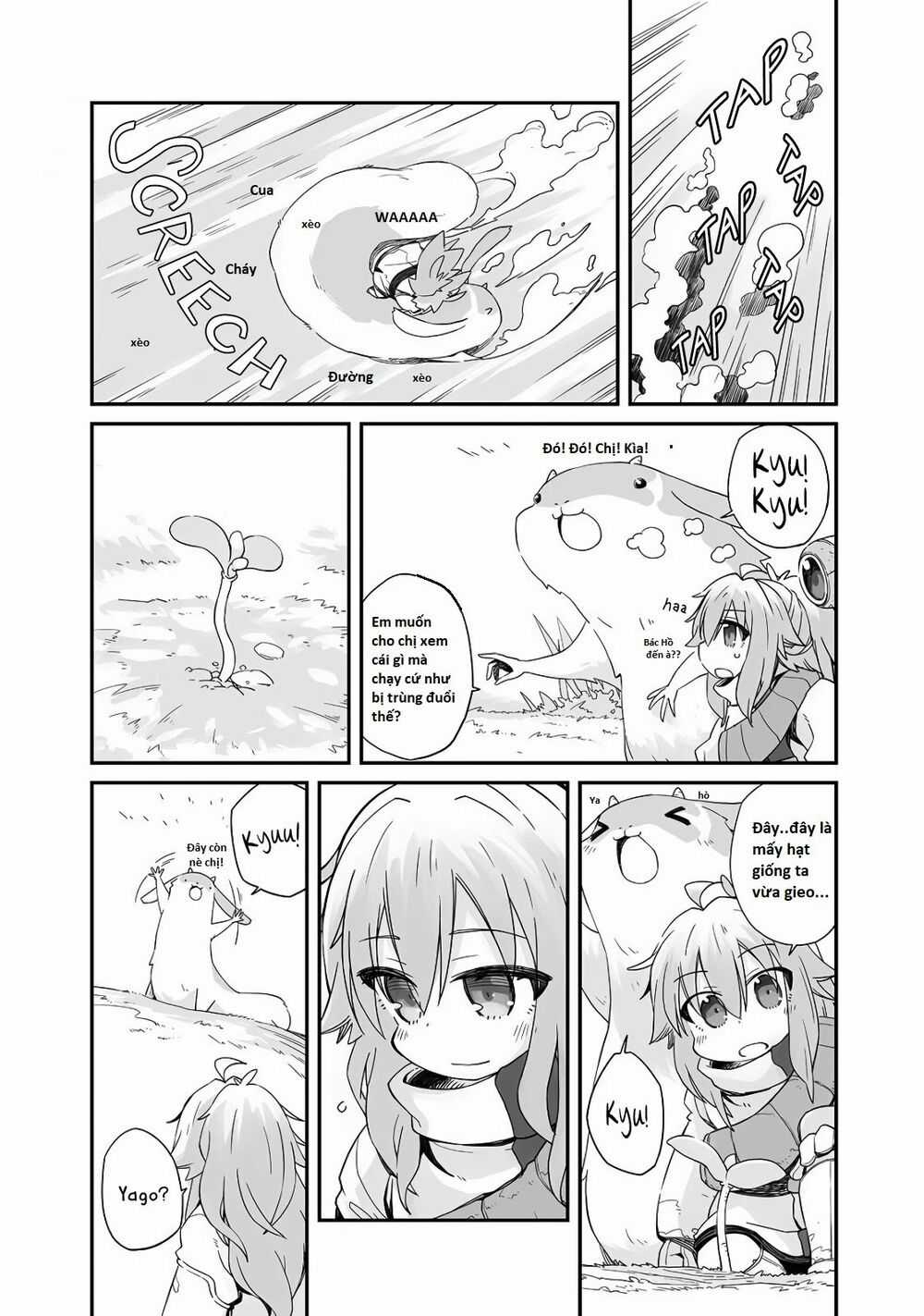 Ngay Cả Khi Hậu Tận Thế, Thật Hạnh Phúc Vẫn Còn Được Sống... Chapter 2.2: Khu vườn ẩn trong làn sương mù đỏ thẫm trang 3